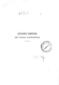 Lezioni di analisi infinitesimale - 1.2: Calcolo differenziale / Ulisse Dini