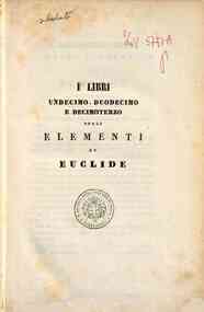 Corso di geometria elementare e sublime / [a cura ... - lide. Il primo libro di Archimede   sulla sfera, e sul cilindro; quello della misura del cerchio; e le note critiche e geometriche / a cura di V.   Flauti