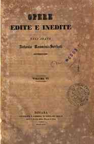 Opere edite e inedite dell'abate Antonio Rosmini-S... - 6: Psicologia. I / Antonio Rosmini-Serbati