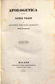 Opere edite e inedite dell'abate Antonio Rosmini-S... - 30: Prose ecclesiastiche / Antonio Rosmini-Serbati