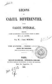 Lecons de calcul differentiel et de calcul integra... - 4.1: Calcul des variations / par l'abbe Moigno, redige en collaboration avec Lindelof