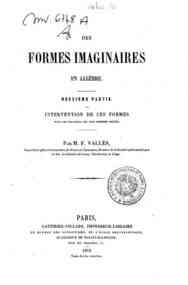 Des formes imaginaires en algèbre - 2: Intervention de ces formes / par M. F. Vallès