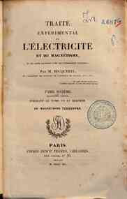 Traite experimental de l'electricite et du magneti... - 6.2 [7]: Du magnetisme terrestre / M. Becquerel