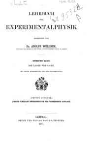 Lehrbuch der Experimentalphysik / bearbeitet von A... - 2: Die Lehre vom Licht / bearbeitet von Adolph Wullner
