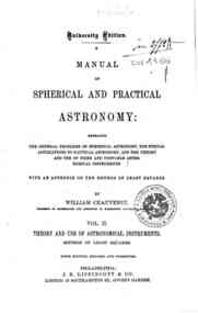 A manual of spherical and practical astronomy ... - Method of least squares / by William Chauvener