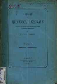Lezioni di meccanica razionale : compilate sul vig... - 3: Idrostatica ed idrodinamica / per Matteo Ferrari
