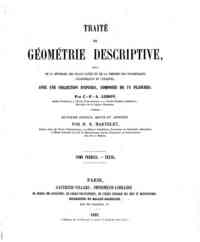 Traité de géométrie descriptive, suivi de la m... - 1: Texte / par C. F. A. Leroy