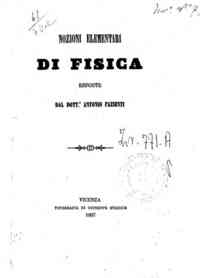 Nozioni elementari di fisica / esposte dal d. Anto... - 3: °Ottica! / Antonio Pazienti