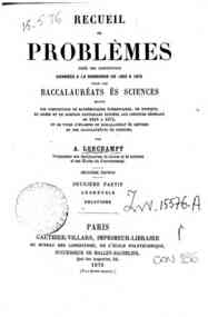 Recueil de problèmes tirés des compositions donn... - 2. partie: Géométrie : solutions / par A. Lonchampt