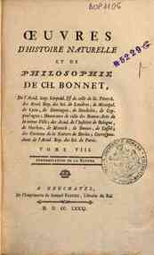 Œuvres d'histoire naturelle et de philosophie de ... - 8: Contemplation de la nature