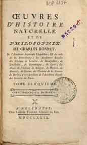 Œuvres d'histoire naturelle et de philosophie de ... - 5: Corps organisés. 1.re partie