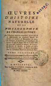 Œuvres d'histoire naturelle et de philosophie de ... - 13: Essai analytique sur les facultés de l'ame