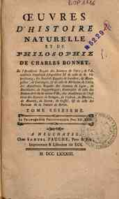 Œuvres d'histoire naturelle et de philosophie de ... - 16: La palingenesie philosophique. Part. 12-22