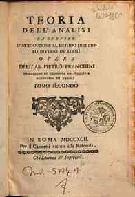 Teoria dell'analisi da servire d'introduzione al m... - Vol. 2: Tomo secondo