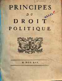 Principes du droit naturel, par J.J. Burlamaqui co... - 2: Principes du droit politique