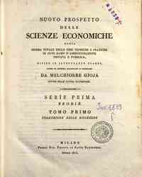 Nuovo prospetto delle scienze economiche ossia som... - 1: Produzione delle ricchezze