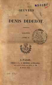 Oeuvres de Denis Diderot - 9: Oeuvres de Denis Diderot. Salons. Tome 2