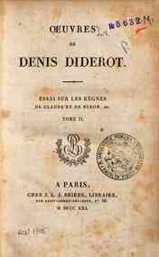 Oeuvres de Denis Diderot - 12: Oeuvres de Denis Diderot. Essai sur les règnes de Claude et de Néron, etc. Tome 2