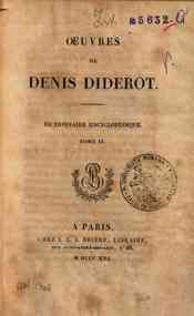 Oeuvres de Denis Diderot - 14: Oeuvres de Denis Diderot. Dictionnaire Encyclopedique. Tome 2
