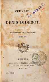 Oeuvres de Denis Diderot - 19: Oeuvres de Denis Diderot. Dictionnaire Encyclopedique. Tome 7