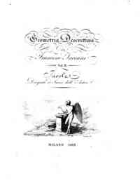 Geometria descrittiva ad uso degli artisti che con... - 2: Geometria descrittiva di Francesco Taccani vol. 2 tavole disegnate ed incise dall'autore