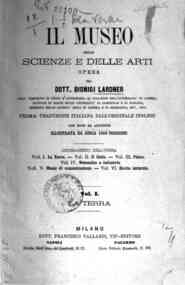 Il museo delle scienze e delle arti, prima tra... - 1: La terra / del dott. Dionigi Lardner, prima traduzione italiana dall'originale inglese