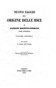 Opere edite e inedite dell'abate Antonio Rosmini-S... - 3: Nuovo saggio sull'origine delle idee. 2 / di Antonio Rosmini-Serbati