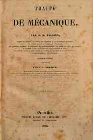 Traite de mecanique / par S. D. Poisson