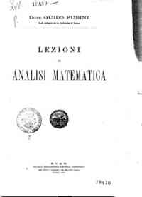 Lezioni di analisi matematica / Guido Fubini