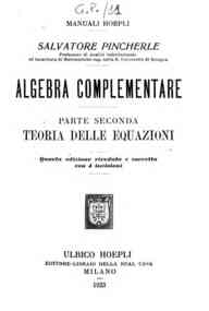 *Algebra complementare