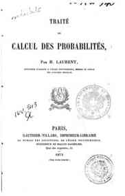 Traité du calcul des probabilités / par H. Laurent