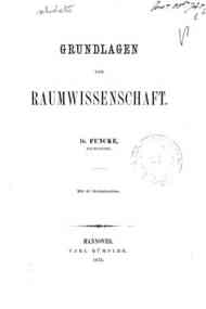 Grundlagen der Raumwissenschaft / Funcke