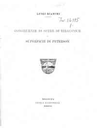 Congruenze di sfere di Ribaucour e superficie di Peterson / Luigi Bianchi
