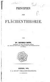 Principien der Flachentheorie / Ernst R. Hoppe