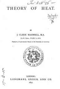 Theory of heat / J. C. Maxwell