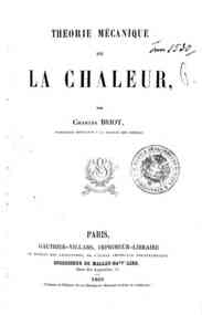 Théorie mécanique de la chaleur / par Charles Briot