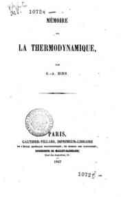 Mémoire sur la thermodynamique / G. A. Hirn
