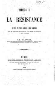 Théorie de la résistance et de la flexion plane des solides dont les dimensions transversales sont petites relativement à leur longueur