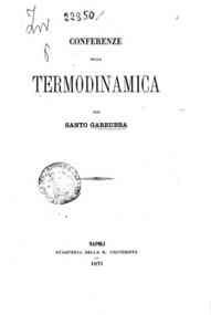 Conferenze sulla termodinamica / per Santo Garrubba