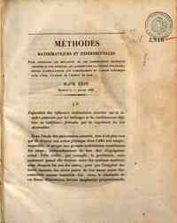 Methodes mathematiques et experimentales pour discerner les mélanges et les combinaisons   chimiques définies ou non définies, qui agissent sur la lumière polarisèe.. / par M. Biot