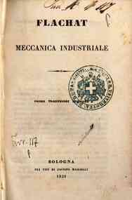 Meccanica industriale / Flachat