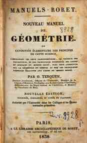 Nouveau manuel de geometrie / par M. Terquem