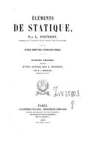 Elements de statique : ouvrage adopté pour l'instruction publique / par L.Poinsot