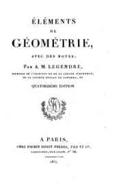 Éléments de géométrie, avec des notes / par A. M. Legendre