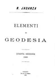Elementi di geodesia / N. Jadanza