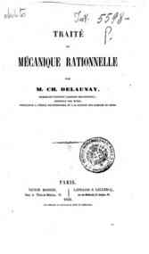 Traité de mécanique rationnelle / par M. Ch. Delaunay