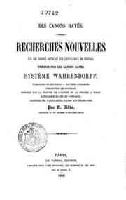 Des canons rayés : recherches nouvelles sur les canons rayés et sur l'artillerie en général ... / par M. Adts