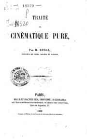 *Traité de cinematique pure / par H. Resal