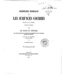 Recherches generales sur les surfaces courbes / C. F. Gauss