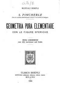 Geometria pura elementare con le figure sferiche / S. Pincherle